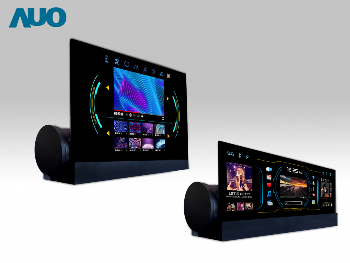 友達14.6吋可捲式Micro LED面板，導入車內資訊、影音娛樂及駕駛安全系統，翻轉智慧移動場域