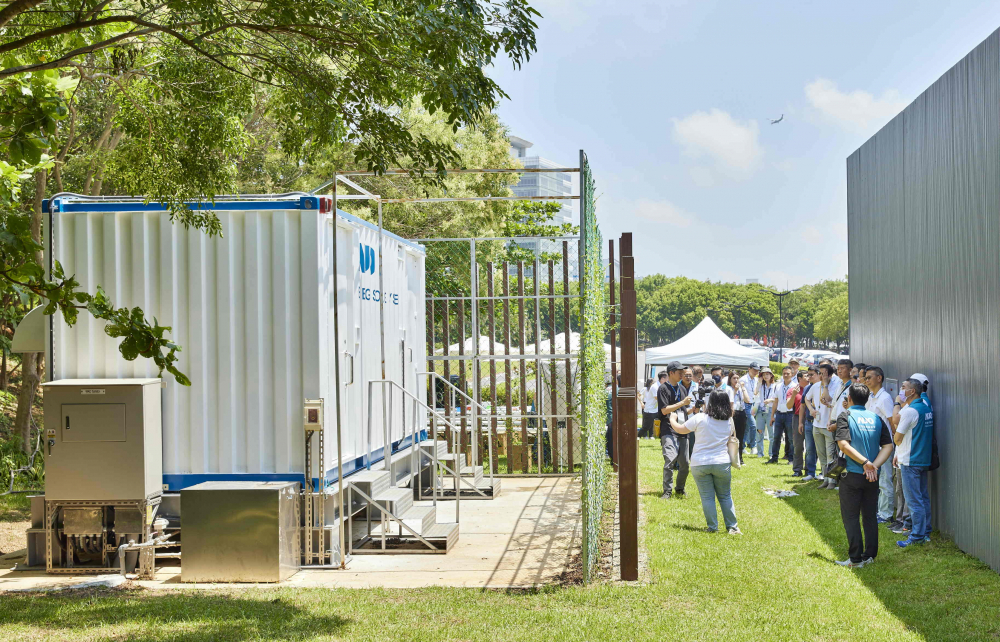 友達西大墩窯文化館建置屋頂全綠電及儲能櫃，為兼具創能儲能的永續綠能場域