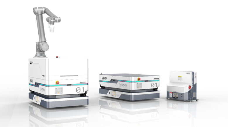 友達數位開發的自主式移動機器人（AMR250M），搭配全向輪並結合AI演算法、2D LiDAR、3D攝影機等技術，協助客戶實現產線全自動化